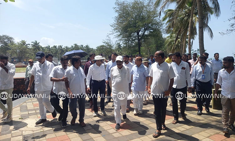 ಕುಂದಾಪುರ: ತ್ರಾಸಿ-ಮರವಂತೆ ಬೀಚ್ ಗೆ ಸಚಿವ ಕೆ.ಜೆ. ಜಾರ್ಜ್‌ ಭೇಟಿ