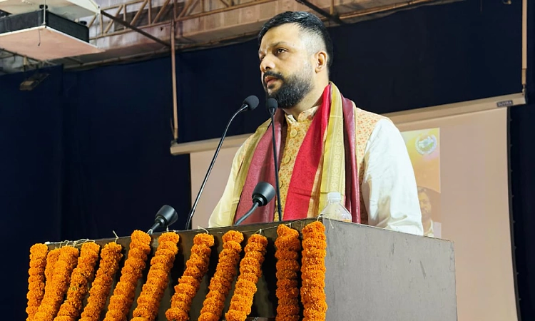 Ajay Purushotham Shetty delivers valedictory address at National Youth Parliament 5.0 at BHU