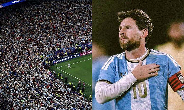 Lionel Messi: ಕಣ್ಣೀರು, ಪಟಾಕಿ ಸದ್ದಿನೊಂದಿಗೆ ಮೆಸ್ಸಿ ಭಾವನಾತ್ಮಕ ವಿದಾಯ ಪಂದ್ಯ