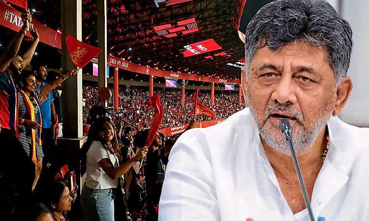 D K Shivakumar confirms IPL matches will not be shifted from Chinnaswamy Stadium