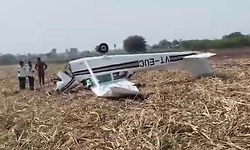Private mini aircraft crashes, both occupants eject out