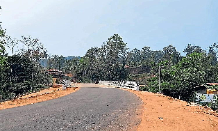 New bridge on Panja road opened for traffic near Subrahmanya