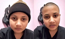 Viral Video: ಮದುವೆ ಒತ್ತಡಕ್ಕೆ ಬೇಸತ್ತು ತಲೆಬೋಳಿಸಿಕೊಂಡ ಯುವತಿ