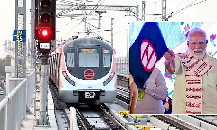 ದೆಹಲಿ ಮೆಟ್ರೋಗೆ ಹೊಸ ಕಳೆ: ದೇಶದ ಮೊದಲ 'ರಿಂಗ್ ಮೆಟ್ರೋ' ಲೋಕಾರ್ಪಣೆಗೊಳಿಸಿದ ಪ್ರಧಾನಿ ಮೋದಿ