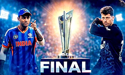 T20 World Cup final: ಟಾಸ್ ಗೆದ್ದ ಕಿವೀಸ್ ಬೌಲಿಂಗ್ ಆಯ್ಕೆ; ದಾಖಲೆಯ ಹೊಸ್ತಿಲಲ್ಲಿ ಭಾರತ!