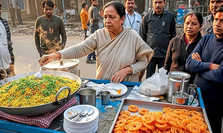 Video: ಬೀದಿ ಬದಿ ತಳ್ಳು ಗಾಡಿಯಲ್ಲಿ ಪೋಹಾ, ಜಿಲೇಬಿ ಮಾರಿದ ಮಾಜಿ ಮುಖ್ಯಮಂತ್ರಿ ಉಮಾ ಭಾರತಿ