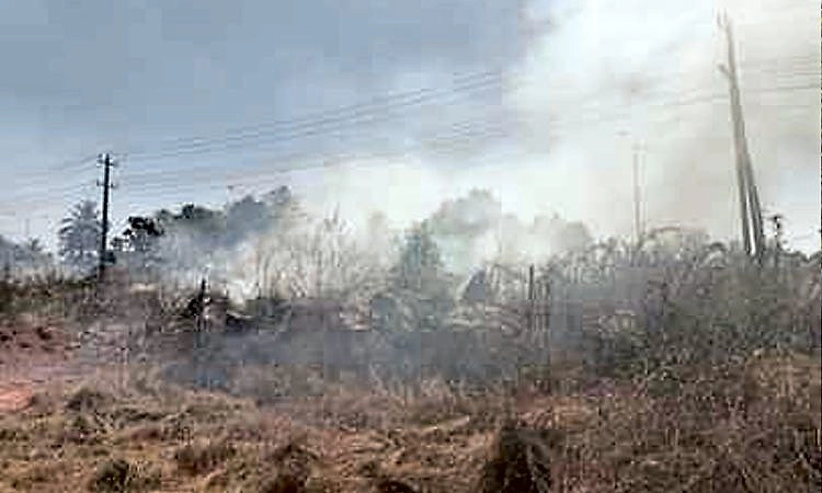 Karkala; ಸಾಣೂರು: ಟ್ರಾನ್ಸ್‌ಫಾರ್ಮರ್‌ಗೆ ಬೆಂಕಿ ; ತಪ್ಪಿದ ಅನಾಹುತ