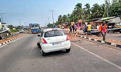Bhatkala: ಮುರ್ಡೇಶ್ವರದಲ್ಲಿ ಭೀಕರ ರಸ್ತೆ ಅಪಘಾತ: ಮಾಜಿ ಸೈನಿಕ ಸಾವು, ಮೂವರಿಗೆ ಗಾಯ