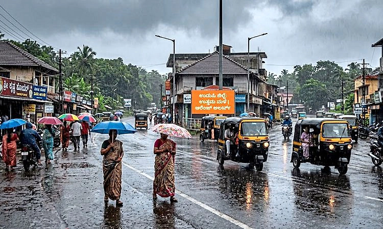 ಉಡುಪಿ ಜಿಲ್ಲೆ: ಉತ್ತಮ ಮಳೆ; ಆರೆಂಜ್‌ ಅಲರ್ಟ್‌