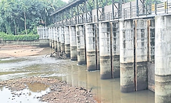 ನಾಗಪಟ್ಟಣ: ಗೇಟು ತೆರವು,ನೀರು ಬರಿದು!