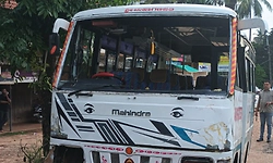 ಸೀಮಂತ ಮುಗಿಸಿ ಬರುವಾಗ ಮಿನಿ ಬಸ್ ಪಲ್ಟಿ; ಪ್ರಯಾಣಿಕ ಸಾವು