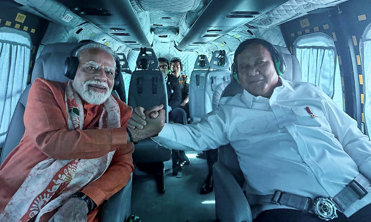 PM Modi, President Subianto visit Prambanan Temple in Indonesia