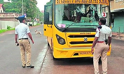 Udupi: ಶಾಲಾ ವಾಹನಗಳ ವಿಶೇಷ ತಪಾಸಣೆ