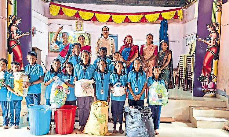 ಮಕ್ಕಳಲ್ಲಿ ಪರಿಸರ ಜಾಗೃತಿ ಬೆಳೆಸಿದ ಶಾಲೆಯ ವಿಶಿಷ್ಟ ಪ್ರಯತ್ನ