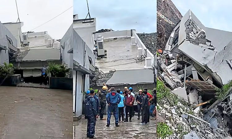 Pune: ಭಾರೀ ಮಳೆಯ ನಡುವೆ ಕುಸಿದು ಬಿದ್ದ ಕಟ್ಟಡ; ಸಿಲುಕಿಕೊಂಡ 14 ಮಂದಿ