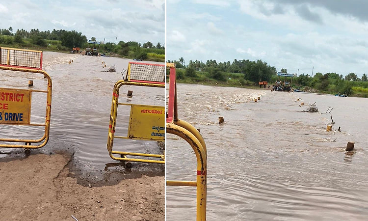 Mahalingpur: ಘಟಪ್ರಭಾ ನದಿಗೆ ಈಗ ಪ್ರವಾಹ ಮುನ್ಸೂಚನೆ : ನಂದಗಾಂವ-ಅವರಾದಿ ಸೇತುವೆ ಜಲಾವೃತ