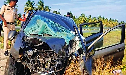 Four of a family who had travelled to Tirupati killed after car crashes into divider