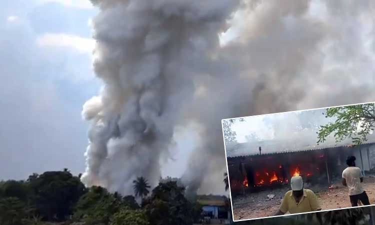 Six killed, two injured in fire accident at crackers manufacturing unit in Andhra