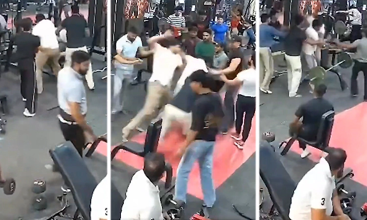 From workout to street fight: Youths clash inside gym, CCTV video goes viral!
