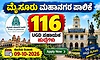 Recruitment:ಮೈಸೂರು ಸಿಟಿ ಕಾರ್ಪೋರೇಶನ್-‌ 116 UGD ಹೆಲ್ಪರ್ಸ್‌ ಹುದ್ದೆಗೆ ಅರ್ಜಿ ಆಹ್ವಾನ