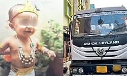 Bengaluru: ಲಾರಿ ಡಿಕ್ಕಿ: ಗೋಡೆ ಕುಸಿದು ಮಗು ಸಾವು
