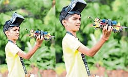 11-year-old Puttur boy builds 150 kmph FPV drone, earns world record