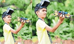 Puttur: 11ನೇ ವಯಸ್ಸಿನಲ್ಲಿ ಡ್ರೋನ್‌ ತಯಾರಿಸಿ ವಿಶ್ವದಾಖಲೆ