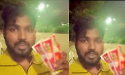 ಡೆಲಿವರಿ ಬಾಯ್ ಸಮಯಪ್ರಜ್ಞೆ: ಸಾವಿನ ದವಡೆಯಿಂದ ಮಹಿಳೆಯನ್ನು ರಕ್ಷಿಸಿದ ಬ್ಲಿಂಕಿಟ್ ಹೀರೋ!