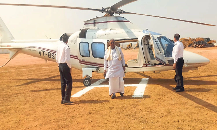 CM’s helicopter lands at wrong helipad, causes brief confusion in Raichur