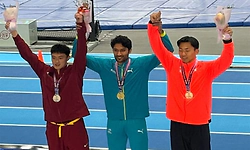 Tejaswin Shankar clinches India's lone gold in Asian Indoor Athletics Championships