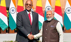 ಸೀಶೆಲ್ಸ್‌ ಅಭಿವೃದ್ಧಿಗಾಗಿ ಭಾರತ ರೂ.1500 ಕೋಟಿ ನೆರವು ಘೋಷಣೆ