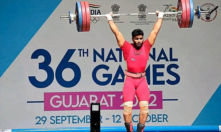 ವೇಯ್ಟ್‌ ಲಿಫ್ಟಿಂಗ್: 145 ಕೇಜಿ ಎತ್ತಿ ದಾಖಲೆ ನಿರ್ಮಿಸಿದ ಅಜಿತ್‌