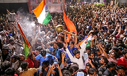 India erupts in celebration after historic T20 World Cup win