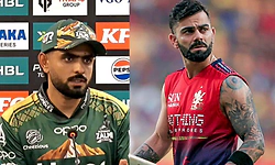 PSL: ವಿರಾಟ್‌ ಕೊಹ್ಲಿ ಹೆಸರು ಹೇಳುತ್ತಿದ್ದಂತೆ ಸಿಟ್ಟಾದ ಬಾಬರ್‌ ಅಜಂ: ವಿಡಿಯೋ ನೋಡಿ