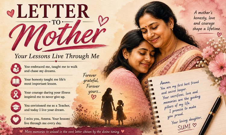 Mother’s Day Special “Letter to Mother”: A mother’s lessons remain alive forever