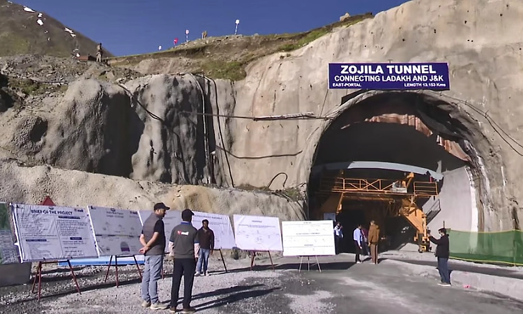 Zojila tunnel breakthrough: Last 2.5 metres blasted through as all-weather Ladakh link nears reality