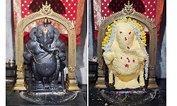 Honnavar: ಇಡಗುಂಜಿ ಗಣಪನಿಗೆ ಬೆಣ್ಣೆಯ ಅಲಂಕಾರ ಸೇವೆ