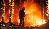 Wildfire in Indonesian national park grows