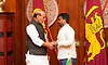 ಶ್ರೀಲಂಕಾ ಅಧ್ಯಕ್ಷ ದಿಸಾನಾಯಕೆ ಭೇಟಿಯಾದ ರಾಜನಾಥ್ ಸಿಂಗ್