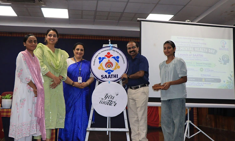 ‘ಸಾಥಿ’ಯಿಂದ ಮಾನಸಿಕ ಸ್ವಾಸ್ಥ್ಯಕ್ಕೆ ಸಹಪಾಠಿಗಳ ಸಾಥ್: ಆಳ್ವಾಸ್‌ನಲ್ಲಿ ಕಾರ್ಯಕ್ರಮಕ್ಕೆ ಚಾಲನೆ