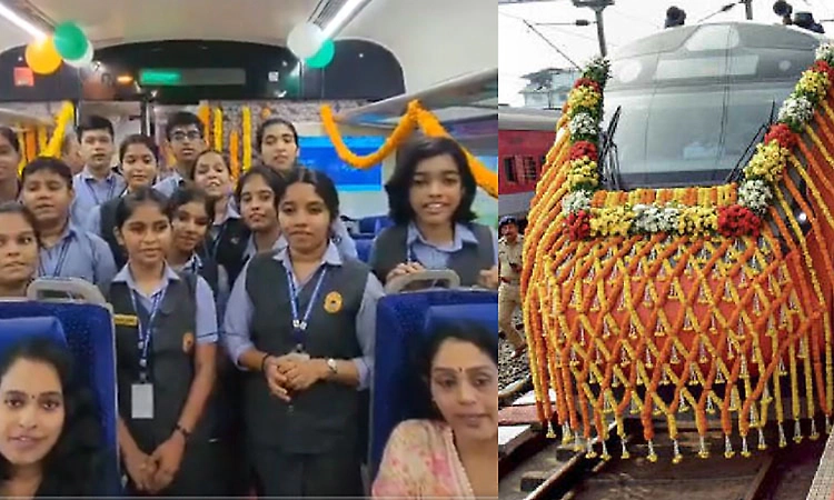 Kerala govt orders probe into students singing RSS song on newly inaugurated Vande Bharat train