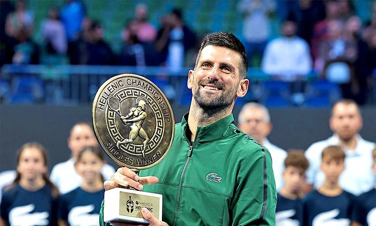 ಹೆಲೆನಿಕ್ ಟೆನಿಸ್ ಚಾಂಪಿಯನ್ 101ನೇ ಪ್ರಶಸ್ತಿ ಗೆದ್ದ ಜೊಕೋವಿಕ್