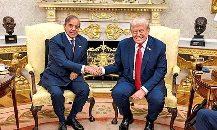 ಭಾರತ ಪಾಕ್ ಕದನ ನಿಲ್ಲಿಸಿದ ಟ್ರಂಪ್‌ಗೆ ಶೆಹಬಾಜ್ ಧನ್ಯವಾದ