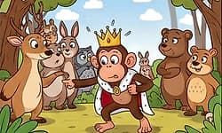 Kids Story: ಕೋತಿಗೆ ಕಿರೀಟವಿಟ್ಟರೆ ರಾಜನಾಗುವುದೇ?...