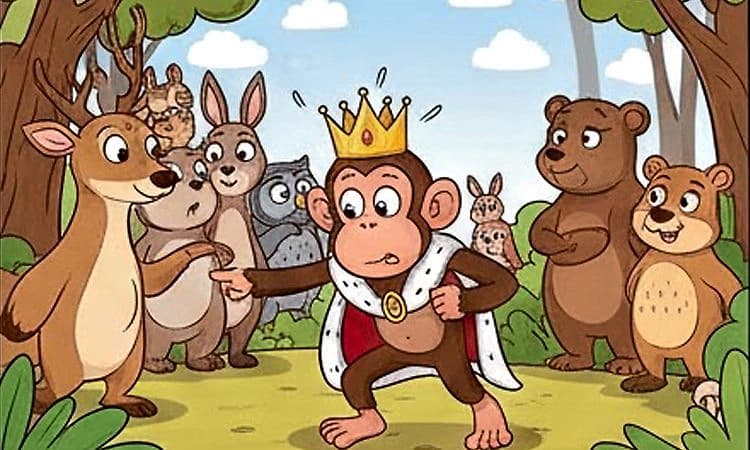 Kids Story: ಕೋತಿಗೆ ಕಿರೀಟವಿಟ್ಟರೆ ರಾಜನಾಗುವುದೇ?...