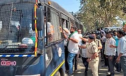 Belagavi: ರಾಜ್ಯ ಸರ್ಕಾರದ ವಿರುದ್ದ ಪ್ರತಿಭಟನೆ ನಡೆಸಿದ ಬಿಜೆಪಿ ನಾಯಕರು ಪೊಲೀಸ್‌ ವಶಕ್ಕೆ