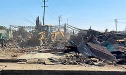 Kalaburagi: ಶರಣಬಸವೇಶ್ವರ ದೇವಾಲಯ ಎದುರಿನ ಅನಧಿಕೃತ ಅಂಗಡಿಗಳ ತೆರವು