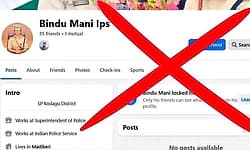 Police warn public about fake Facebook account in Kodagu SP’s name