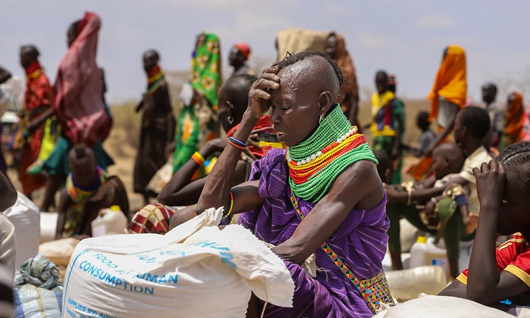 Drought leaves people hungry in Kenya as their livestock die