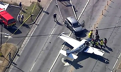 America: ಜಾರ್ಜಿಯಾದ ಜನನಿಬಿಡ ರಸ್ತೆ ಮೇಲೆ ವಿಮಾನ ತುರ್ತು ಭೂಸ್ಪರ್ಶ-ಹಲವು ವಾಹನಗಳು ಜಖಂ!